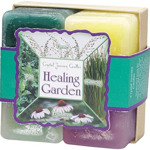 Coffret cadeau de bougies : Jardin de guérison Coffret cadeau de bougies : Jardin de guérison
