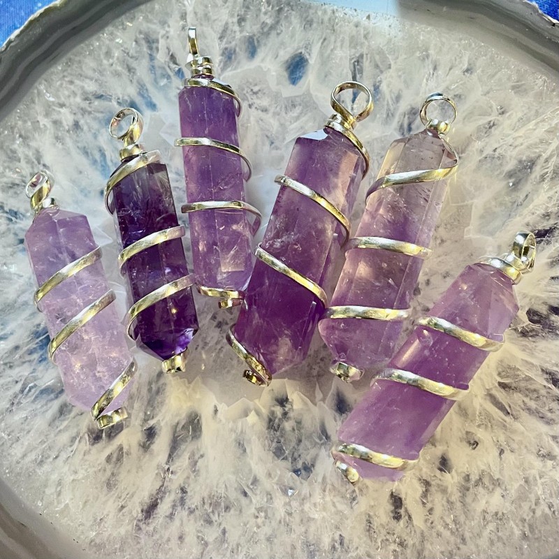 Amethyst Twist Pendant Amethyst Twist Pendant