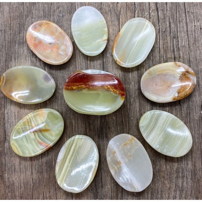 Marbre et Onyx Worry Stone Marbre et Onyx Worry Stone