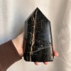 Black Tourmaline With Iron Specimen Point - Large Black Tourmaline With Iron Specimen Point - Large