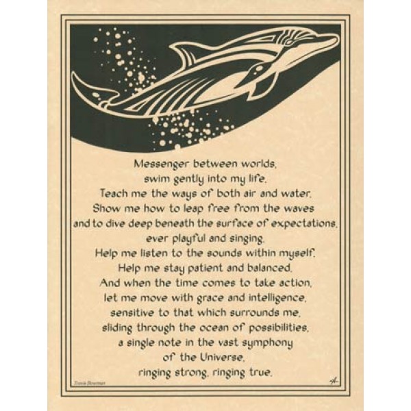 Altar Poster: Dolphin Spirit