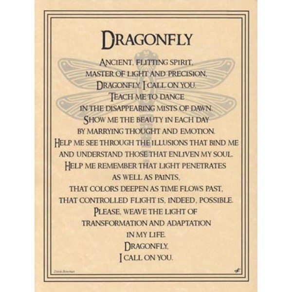 Altar Poster: Dragonfly