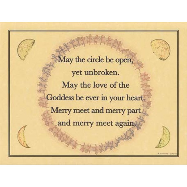 Altar Poster: May The Circle...