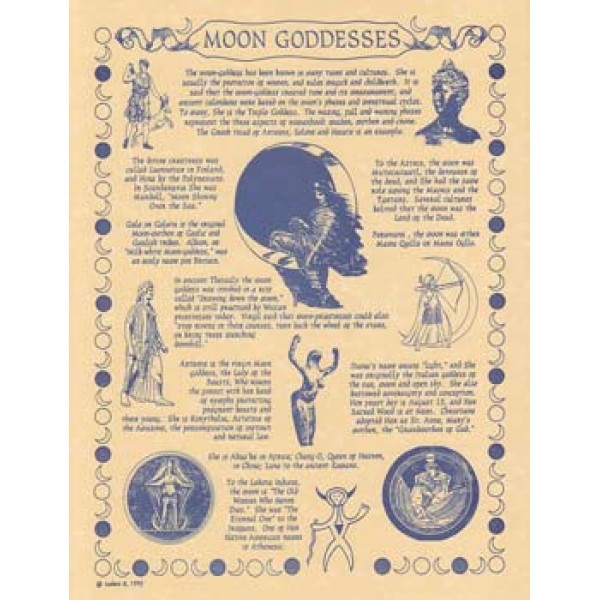 Altar Poster: Moon Goddess