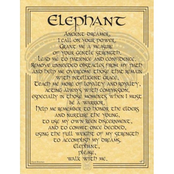 Altar Poster: Elephant