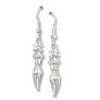 Les boucles d’oreilles de déesse triple lune Les boucles d’oreilles de déesse triple lune