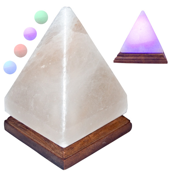 Lampe de sel, USB, pyramide Lampe de sel, USB, pyramide