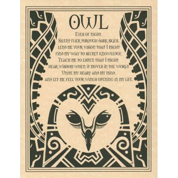 Altar Poster: Owl Spirit