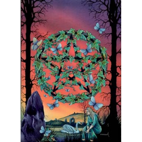 Greeting Card: Enchanted Tree - Ivy Pentacle