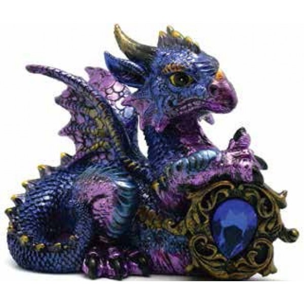 Blue Dragon with Jewel