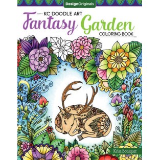 KC Doodle Art Fantasy Garden Coloriage KC Doodle Art Fantasy Garden Coloriage