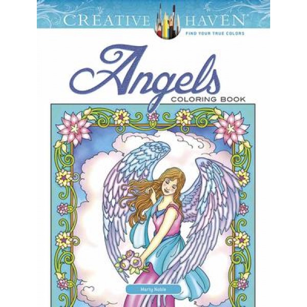 Creative Haven Elegant Angels Coloring Book