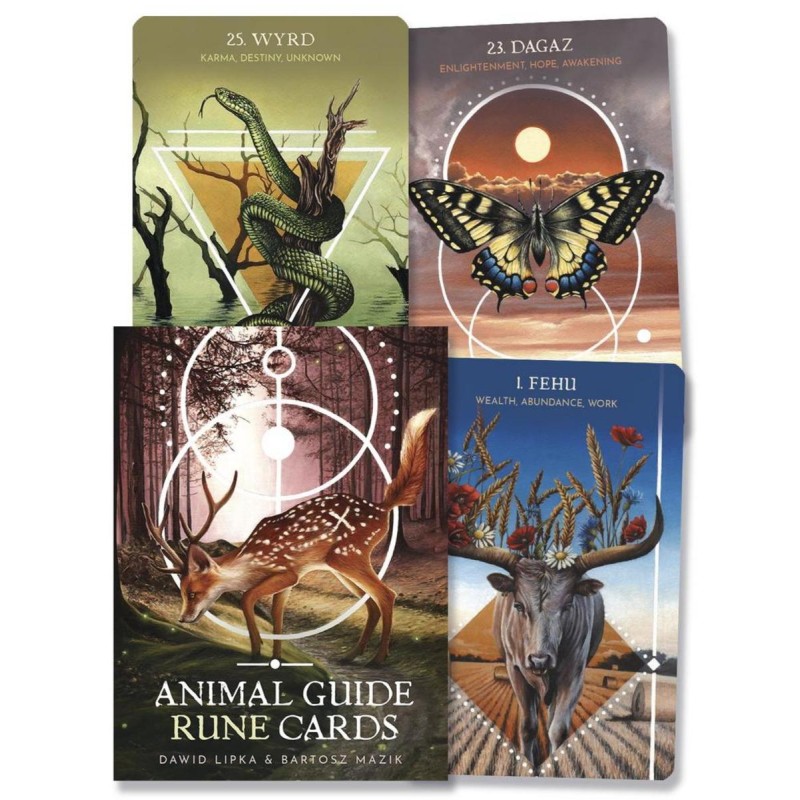 Cartes de runes guides animaux - Dawid Lipka Cartes de runes guides animaux - Dawid Lipka