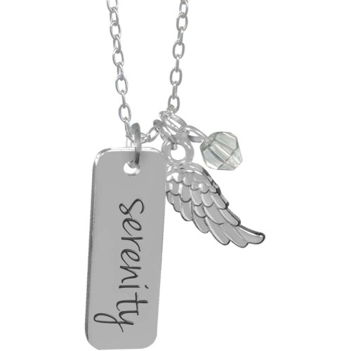 Ange gardien pendentif - sérénité Ange gardien pendentif - sérénité