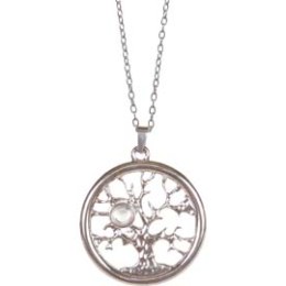 Prière de sérénité loupe pendentif - arbre de vie Prière de sérénité loupe pendentif - arbre de vie