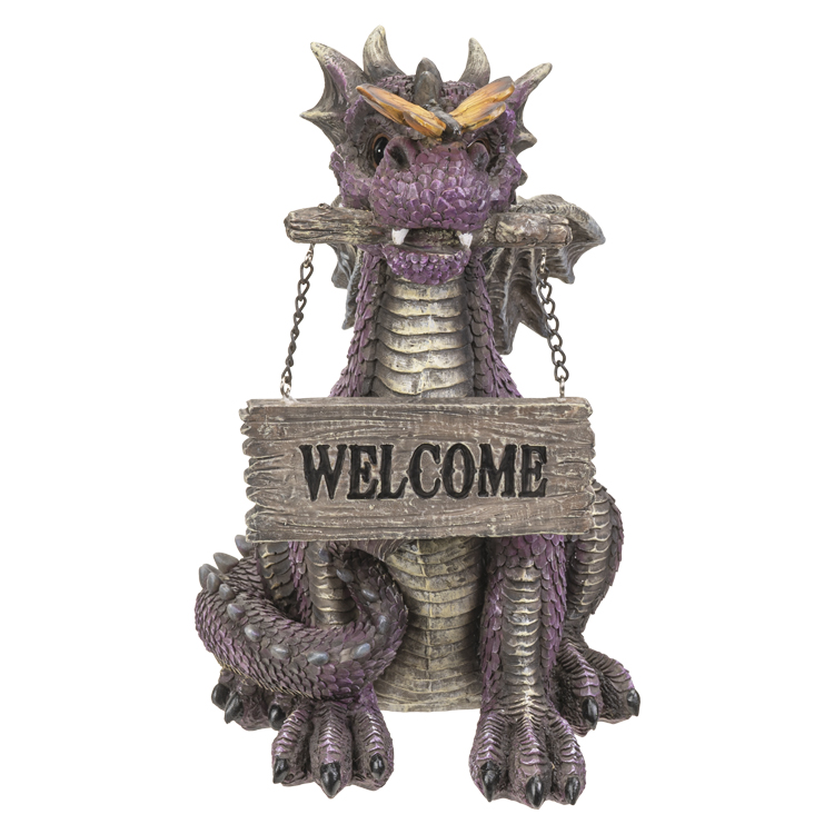 Purple Dragon Welcome Sign Purple Dragon Welcome Sign