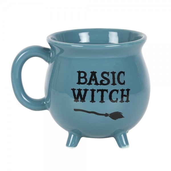 Cauldron Mug Basic Witch (Blue)