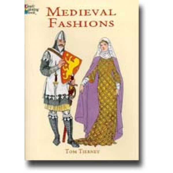 Coloring Book Medieval Fashions NR