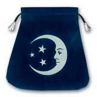 Sourire de lune Tarot brodés sac Sourire de lune Tarot brodés sac