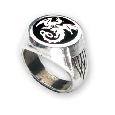 Alchemy Gothic - Wyveryx Signet Ring Alchemy Gothic - Wyveryx Signet Ring