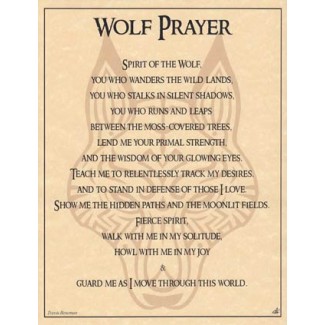 Altar Poster: Wolf Spirit Altar Poster: Wolf Spirit